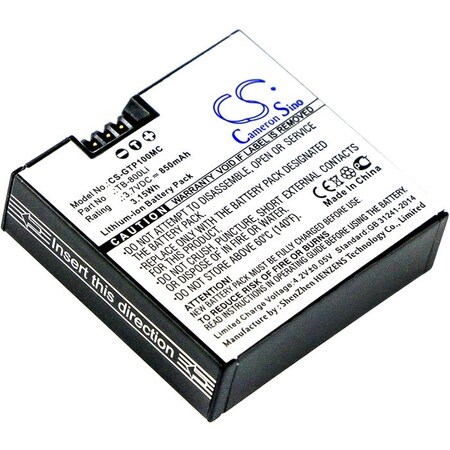 Bsc Preferred Gotop G1 Camera Replacement Battery CS-GTP100MC